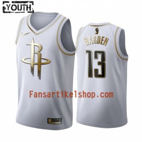 NBA Houston Rockets Trikot James Harden 13 Nike 2019-2020 Weiß Golden Edition Swingman - Kinder